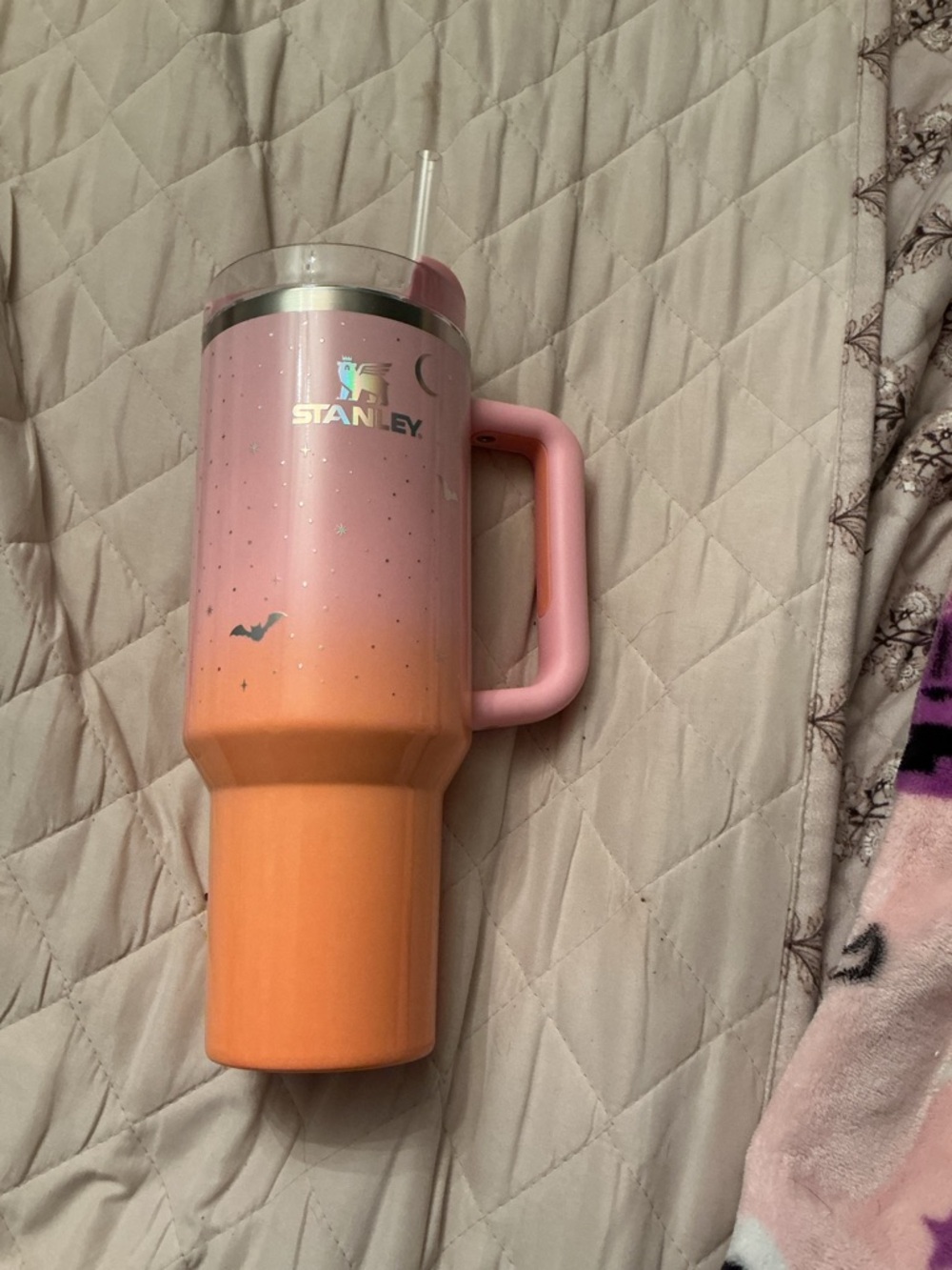 Stanley Pink to Orange Ombre Halloween 40 oz Cup
